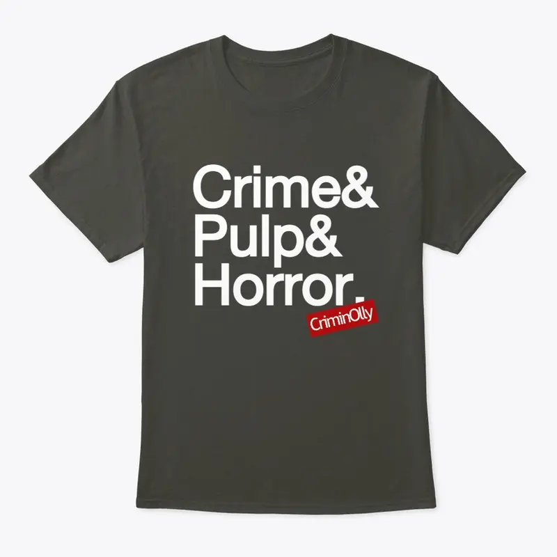 Crime, Pulp, Helvetica (with back print)